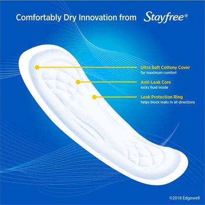 Stayfree Maxi Regular Pads Without Wings, 24 Count, image 3