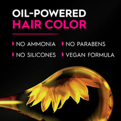 Garnier Olia Oil-Powered Permanent Hair Color, 4.15 Dark Soft Mahogany