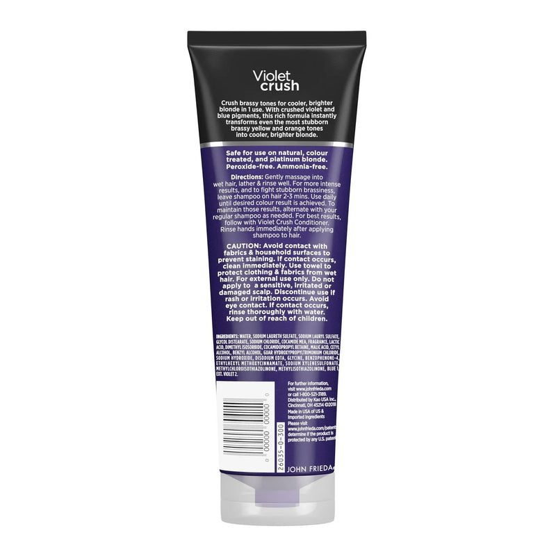 John Frieda Violet Crush for Blondes Purple Shampoo, 8.3oz