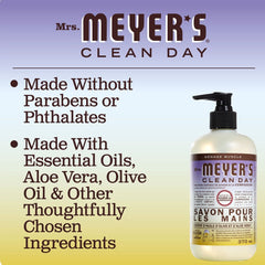 Mrs. Meyers Clean Day Liquid Hand Soap, Compassion Flower, 12.5oz