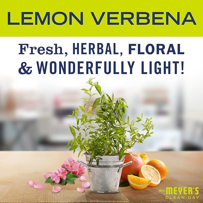 Mrs. Meyer's Clean Day Liquid Dish Soap, Lemon Verbena, 16oz