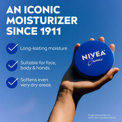 Nivea Creme Body, Face & Hand Moisturizing Cream, 13.5oz (400mL)