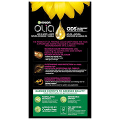 Garnier Olia Oil-Powered Permanent Hair Color, 4.15 Dark Soft Mahogany