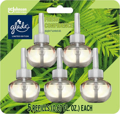 Glade PlugIns Scented Oil Refills, Fresh Confidence, 5 Count