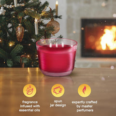Glade Limited Edition 3-Wick Candle, Pomegranate & Currant, 6.8 oz