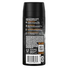 AXE Fine Fragrance Collection Premium Body Spray, Black Vanilla Orange + Sandalwood, 4oz, 2-Pack