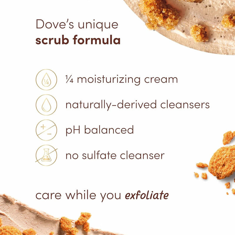 Dove Brown Sugar & Coconut Body Scrub, 10.5oz