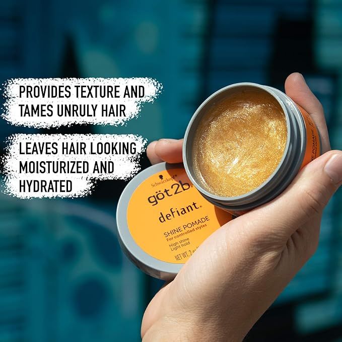 Got2b Defiant Shine Hair Pomade, 2oz