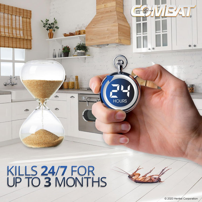 Combat Roach Killing Bait Stations for Large Roaches, 8 Count