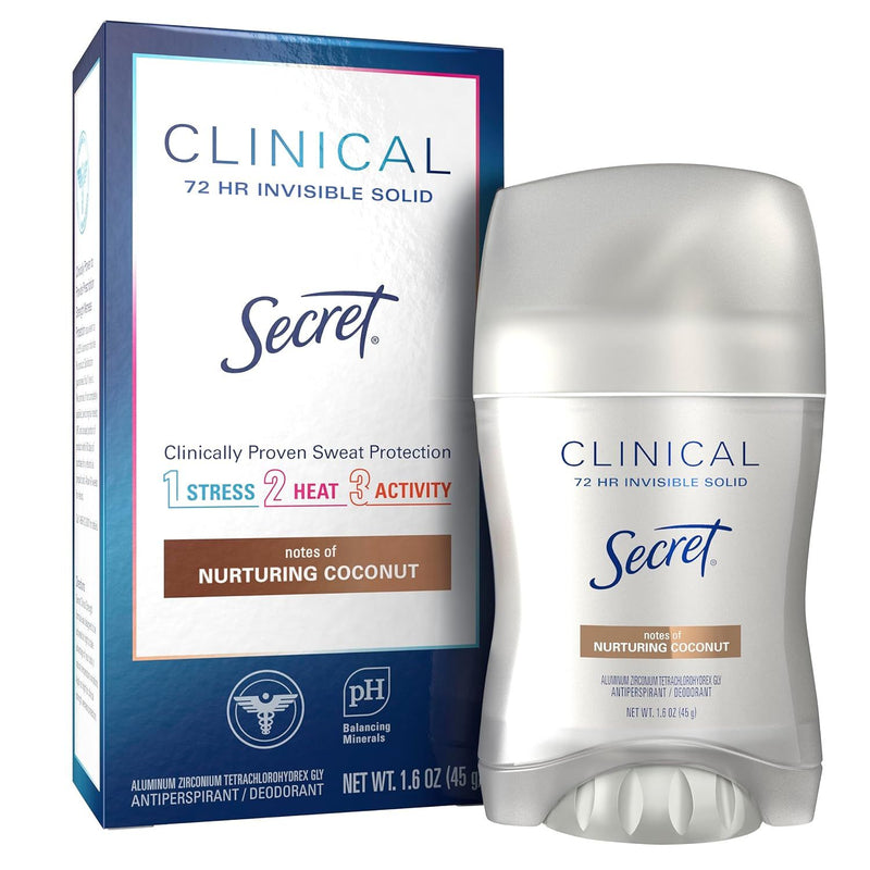 Secret Clinical Strength Deodorant, Nurturing Coconut, 1.6oz