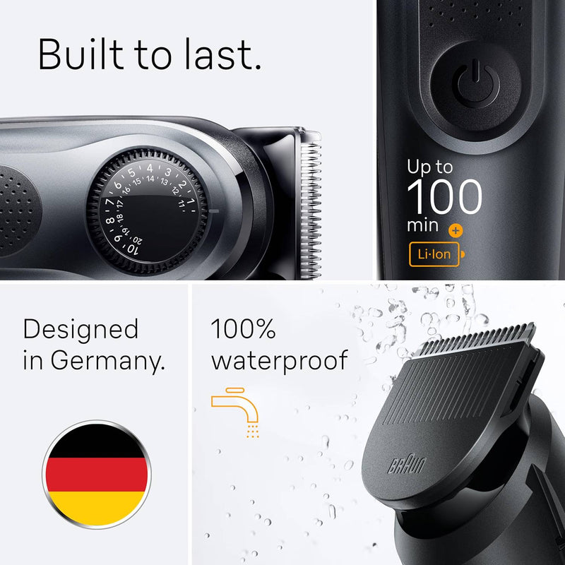 Braun Series 5 All-in-One Trimmer, 9-in-1 Men's Grooming Kit