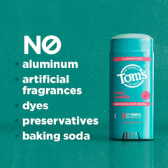 Tom’s of Maine Aluminum Free Deodorant, Rose Vanilla, 3.25oz