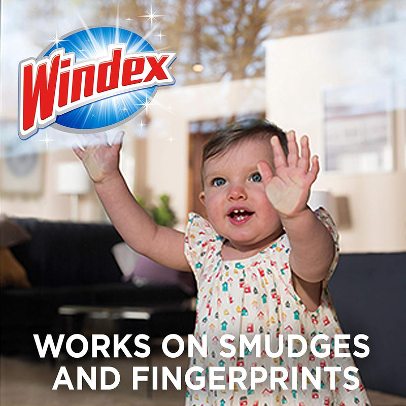 Windex Glass Cleaning Wipes, Original, 38 Count