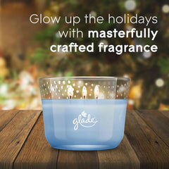 Glade Limited Edition Essential Oil Infused 3-Wick Candle, First Frost, 6.8 oz
