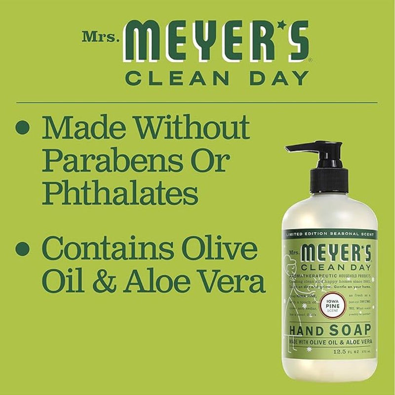 Mrs. Meyers Clean Day Liquid Hand Soap, Iowa Pine, 12.5 oz