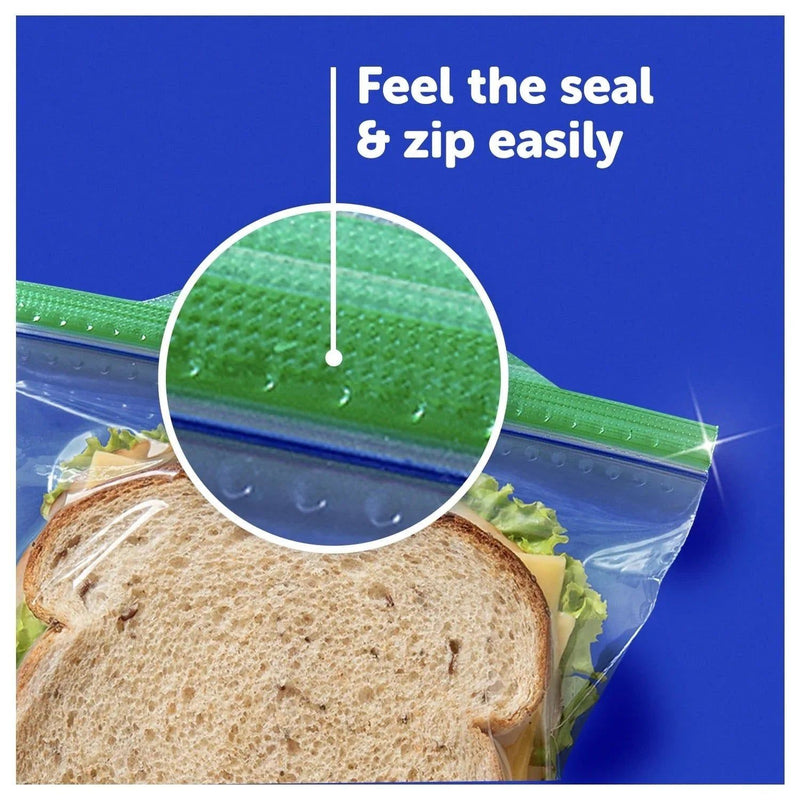 Ziploc Kitchen Essentials Set – Snack, Sandwich & Quart Freezer Bags