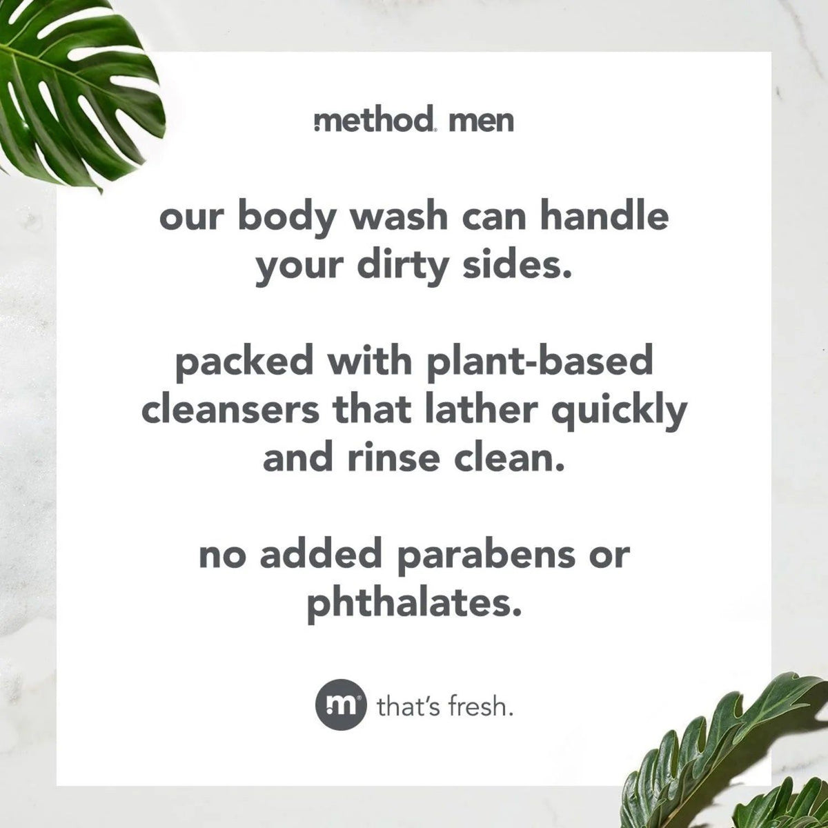 Method Men Body Wash, Sea + Surf, 18oz -