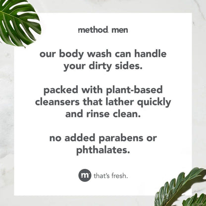 Method Men Body Wash, Sea + Surf, 18oz -