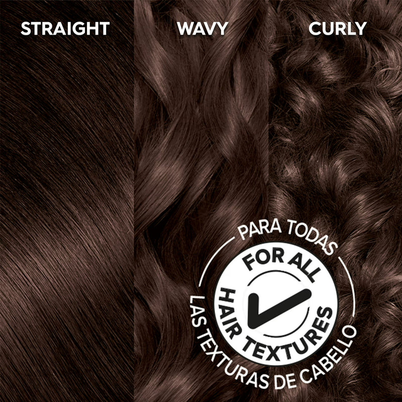 Garnier Olia Oil-Powered Permanent Hair Color, 4.15 Dark Soft Mahogany
