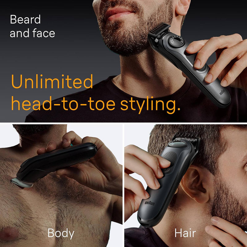 Braun Series 5 All-in-One Trimmer, 9-in-1 Men's Grooming Kit