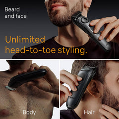 Braun Series 5 All-in-One Trimmer, 9-in-1 Men's Grooming Kit