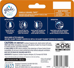 Glade PlugIns Scented Oil Refills, Vanilla Caramel Twist, 0.67oz, 5 Count