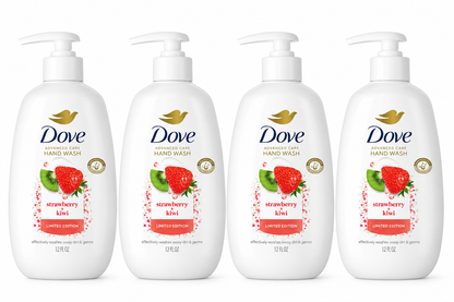 Dove Advanced Care Hand Wash, Strawberry + Kiwi, 12 oz
