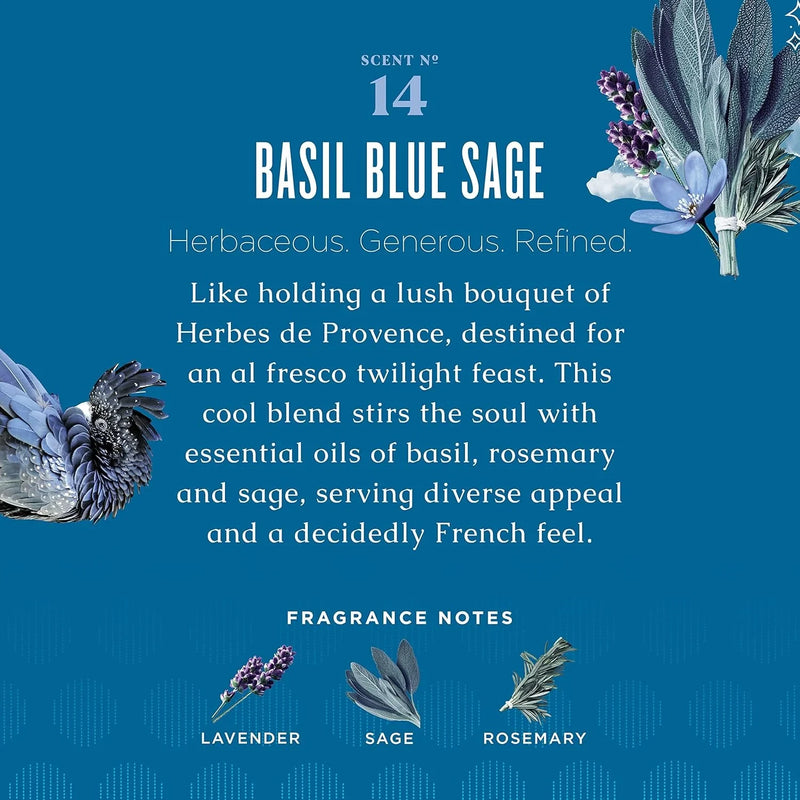 Caldrea Linen and Room Air Freshener Spray, Basil Blue Sage, 16 oz