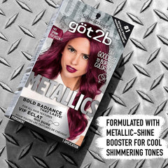 Got2b Metallics Permanent Hair Color, M85 Urban Fuchsia