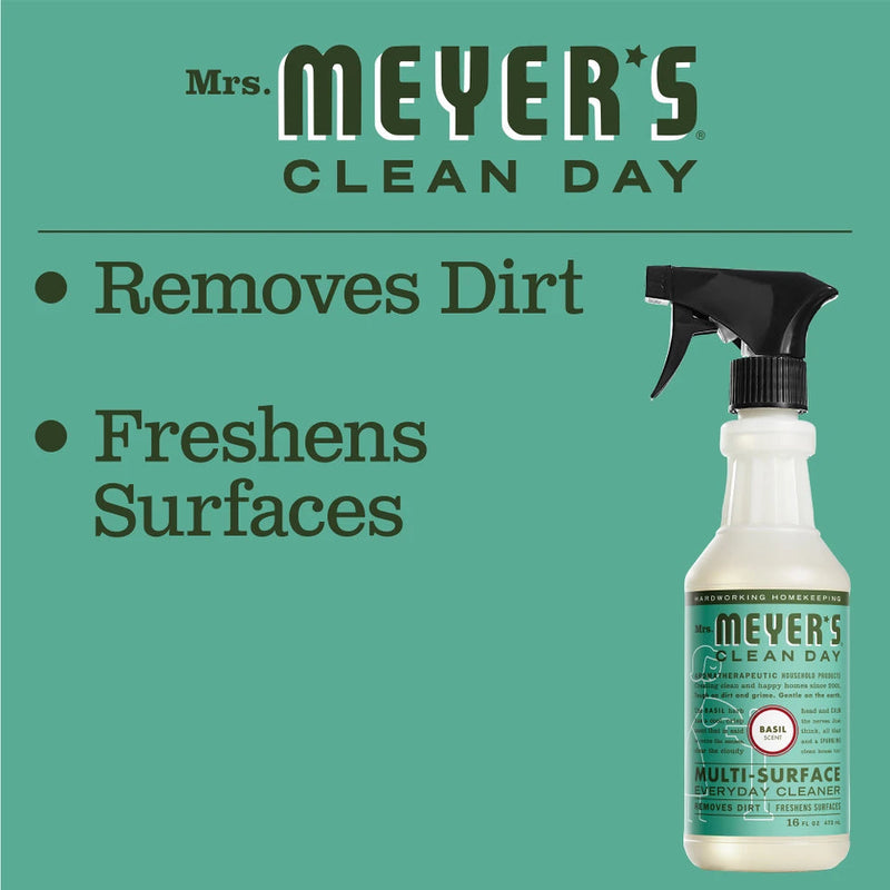 Mrs. Meyer's Multi-Surface Everyday Cleaner, Basil, 16oz