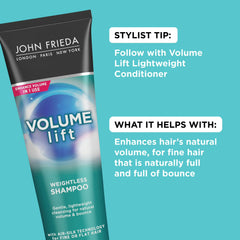 John Frieda Volume Lift Weightless Shampoo, 8.45oz