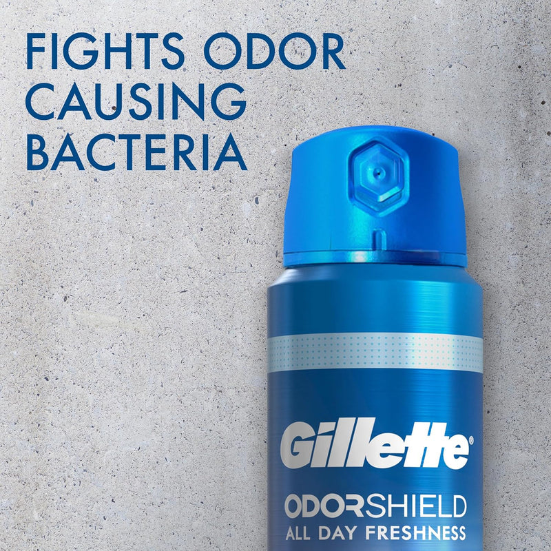 Gillette Odor Shield Deodorant, Glacier Water + Sandalwood, 4.3oz