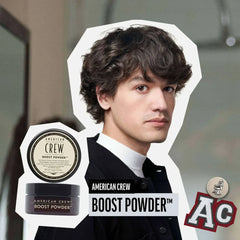 American Crew Men's Hair Boost Powder, Volume Powder with Matte Finish, 0.3 oz