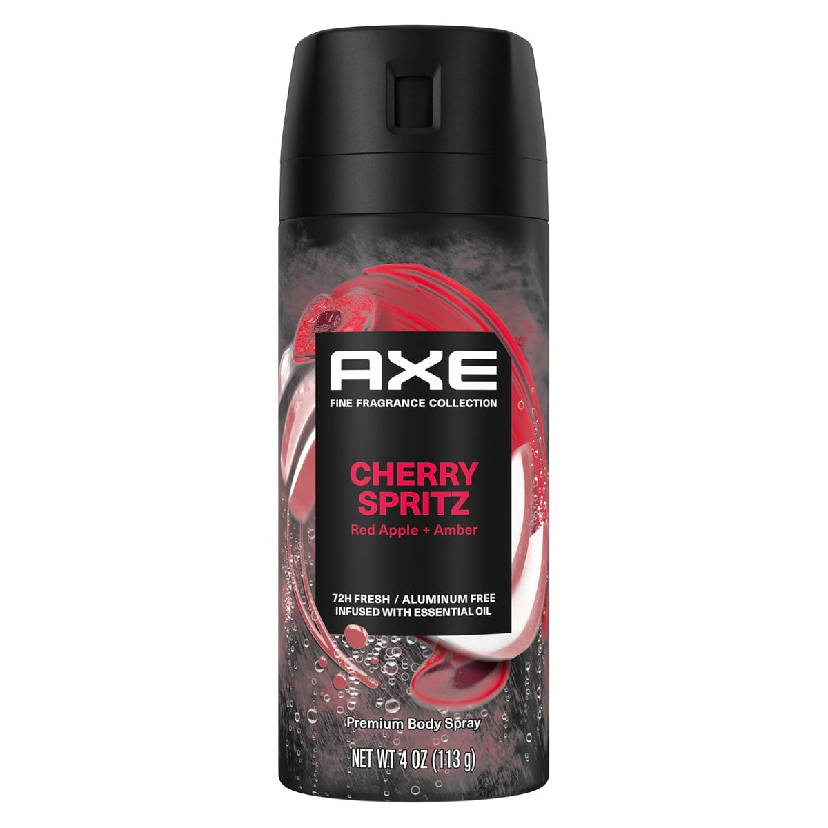 AXE Deodorant Body Spray, Cherry Spritz, 4 oz