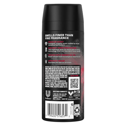 AXE Deodorant Body Spray, Cherry Spritz, 4 oz