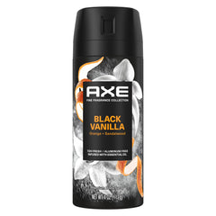 AXE Fine Fragrance Collection Premium Body Spray, Black Vanilla Orange + Sandalwood, 4oz, 2-Pack