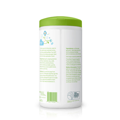 Babyganics All-Purpose Surface Wipes, Fragrance-Free, 75 Count -