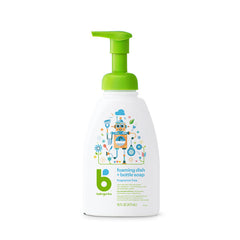 Babyganics Foaming Dish & Bottle Soap, Fragrance Free, 16oz