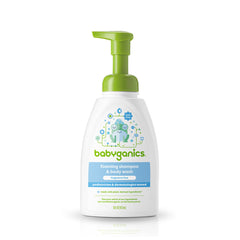 Babyganics Foaming Shampoo & Body Wash, Fragrance Free, 16oz