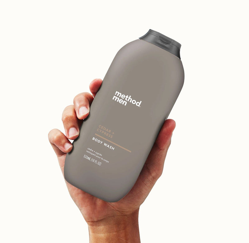 Method Men Body Wash, Cedar + Cypress, Paraben and Phthalate Free, 18 fl oz