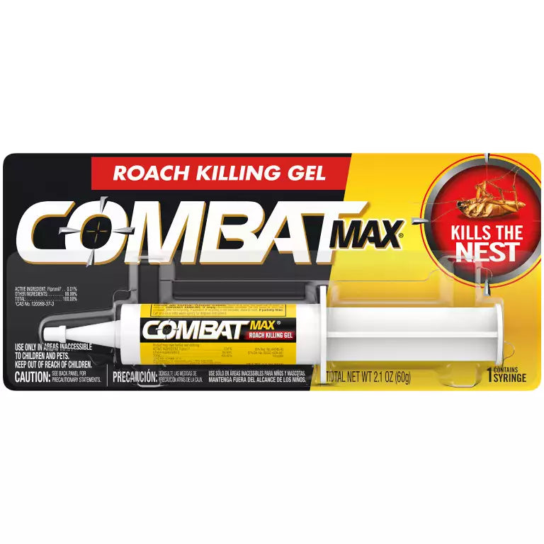 Combat Max Roach Killing Gel, 1 Syringe, 2.1oz (60g)