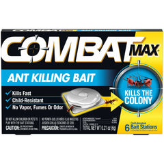 Combat Max Ant Killing Bait Stations, 6 Count