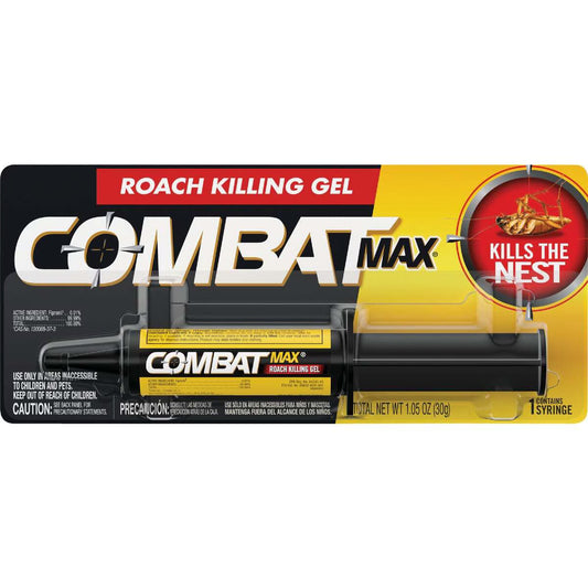Combat Max Roach Killing Gel, 1 Syringe, 1.05oz (30g) -