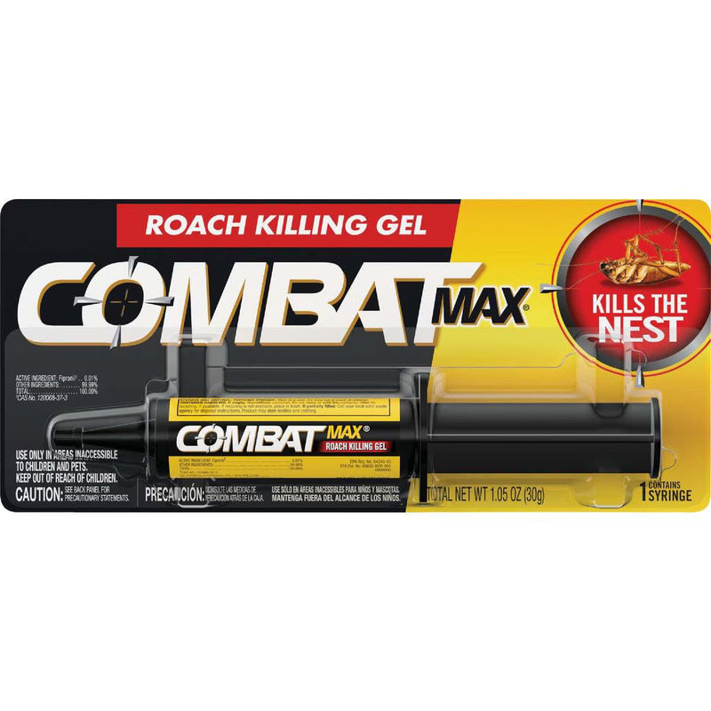 Combat Max Roach Killing Gel, 1 Syringe, 1.05oz (30g)