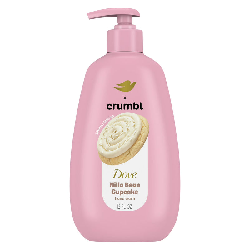 Dove Crumbl Limited Edition Hand Wash, Nilla Bean Cupcake, 12oz