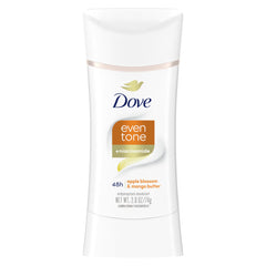 Dove Even Tone Antiperspirant Deodorant, Apple Blossom & Mango Butter, 2.6oz