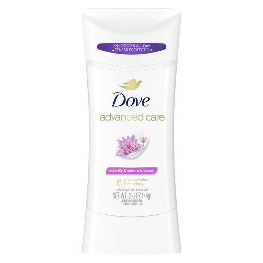 Dove Advanced Care Deodorant, Waterlily & Sakura Blossom, 2.6oz -