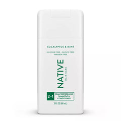 Native 2-in-1 Scalp Refreshing Shampoo & Conditioner, Eucalyptus & Mint, Travel Size, 3oz, 6-Pack