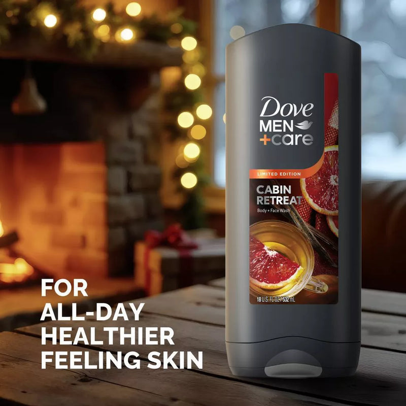 Dove Men+Care Limited Edition Body + Face Wash, Cabin Retreat, 18oz