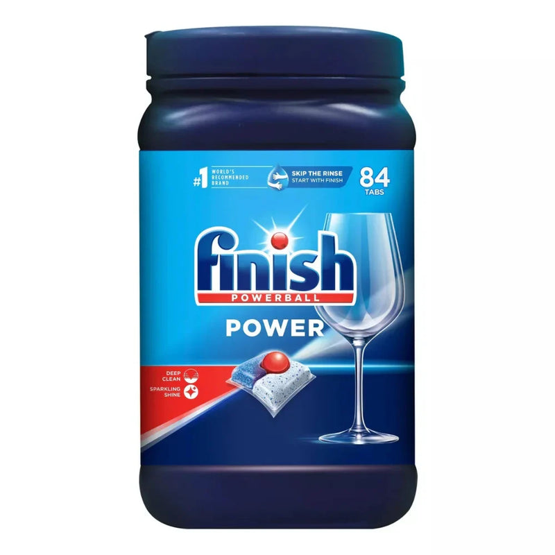 Finish Power, Automatic Dishwasher Detergent Powerball, 84 Tabs